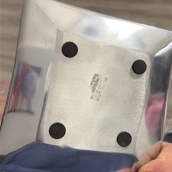 Silver Square Palm Tree Tray - Picture 2 of 2